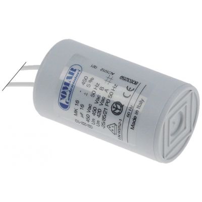 operating capacitor capacity 16 µF 450 V tolerance 5 % 50 Hz