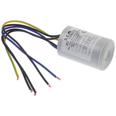Filtru deparazitar trifazic FC489001, 400V, 50/60Hz, cu 4 conductori - 365169