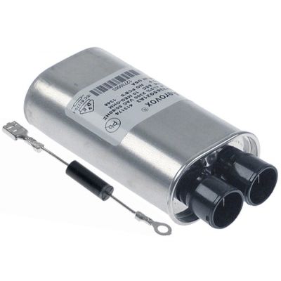 Condensator HV microunde 0,65 µF, tip N50H2365G21A3, 2300 V, 50/60 Hz, conectori 6,3 mm - 365174