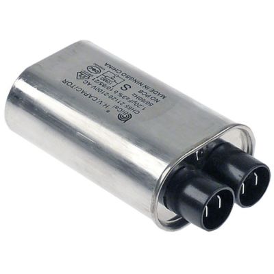 Condensator HV microunde 1,2 µF, tip CH85-21120, 2100 V, 50/60 Hz, conectori 6,3 mm - 365185