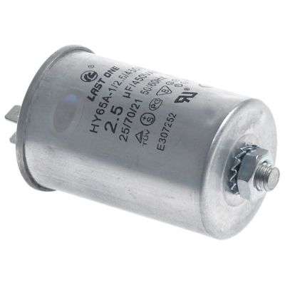 operating capacitor capacity 2,5µF 450V 50/60Hz environment temperature max. -25 up to +70°C