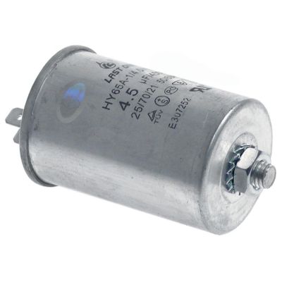 operating capacitor capacity 4,5µF 450V 50/60Hz environment temperature max. -25 up to +70°C