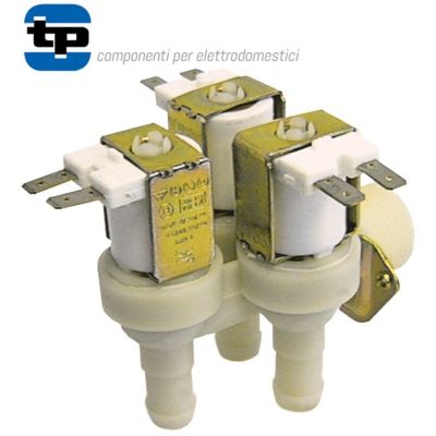 Electrovalva tripla unghiulara, 230V, intrare 3/4", iesire 14 mm, deschidere nominala DN10, TP - 370024