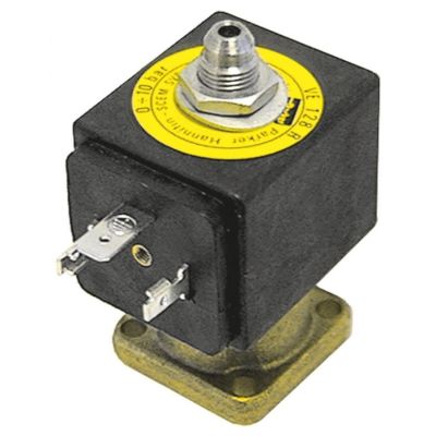 Electrovalvă DN 12mm 3-căi 24VAC PARKER tip de bobină ZB09 membrană rubin serie VE-128 - 370050