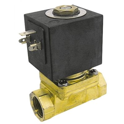 Electrovalva 2 Cai, 230 V, racord ¾", L 79 mm, deschidere nominala 17 mm, priza DIN - Cod 370079