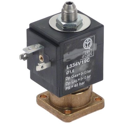 Electrovalva 3 cai SIRAI model L334-V, 230 V, deschidere nominala 2,3 mm, priza DIN - 370080