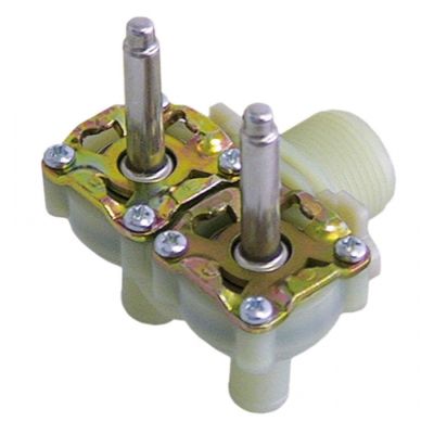 solenoid valve body double 230V inlet ¾" outlet 14,5mm DN10 t.max. 90°C duty cycle 100%