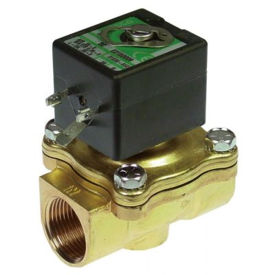 solenoid valve 2-ways 230V connection ¾" L 71mm DN 19mm slide-on receptacle DIN -20° up to 85°C