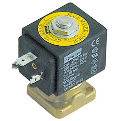 Electrovalva Parker 230 V, tip VE-125, bobina ZB09, priza DIN, temp -20+130°C - 370202