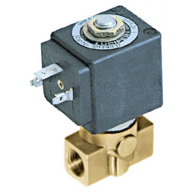 Electrovalva Lucifer tip 121K , 24 V alternativ, racordare 1/4", deschidere nominala 3 mm, max 10 bari, -20°C+130°C - 370226