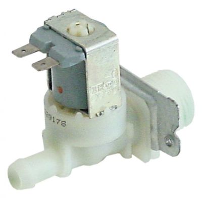 Electrovalva dreapta, 230 V, intrare ¾", iesire 11,5 mm, t. max. 90°C, TP - Cod 370245