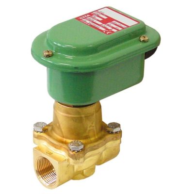 solenoid valve 2-ways 230V inlet ¾" outlet ¾" L 72mm DN 19mm slide-on receptacle DIN