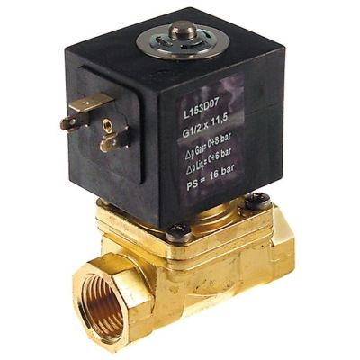 Electrovalva SIRAI L153-D, ½", bobina Z134A 230 V, 0,1-8 bari, -10+140°C, pentru abur sau apa - 370264