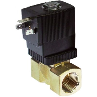 Electrovalva BURKERT serie 6213,  DN 10 mm, racord 1/2", 230 V, L 50 mm, -30 +120 °C, pmax. 10 bari - 370274