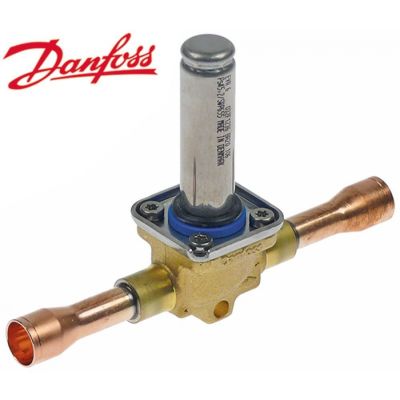solenoid valve body NC type EVR 6 p max 35bar DN 6mm connection 12mm soldering connection