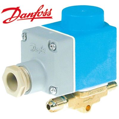 solenoid valve NC type EVR 3 230V p max 45,2bar connection 6mm, 7/16 UNF -40° up to 105°C DANFOSS