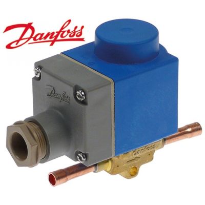 solenoid valve NC type EVR 3 230V p max 45,2bar connection 6mm soldering connection