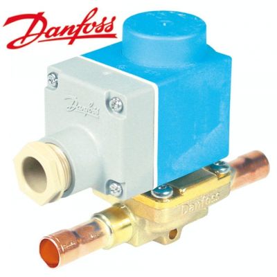 solenoid valve NC type EVR 10 230V p max 35bar connection 12mm soldering connection