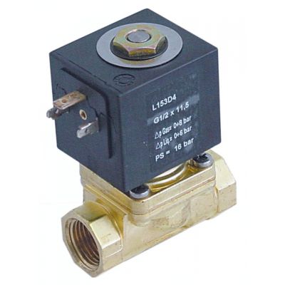 Electrovalva 24 V CA, racord ½", L 66 mm, deschidere nominala 11,5 mm, priza DIN - 370314