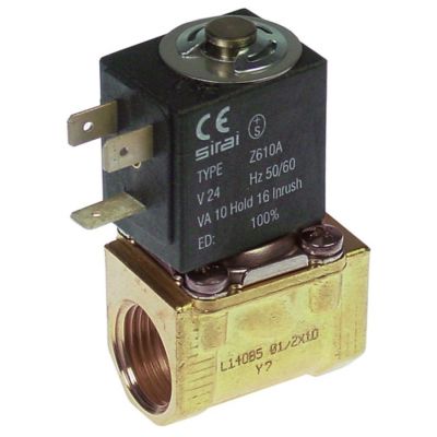 Electrovalva SIRAI L140-B,  24V CA, racorduri ½", L 41 mm, bobina Z610A - 370320