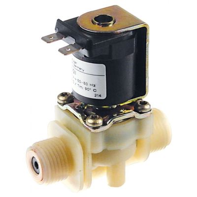 solenoid valve single, with non return valve straight 230V inlet ½" ET outlet ½" ET MÜLLER