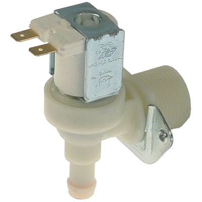 Electrovalva plastic unghiulara, 1 iesire, 230V, intrare ¾", iesire 11,5 mm - Cod 370419