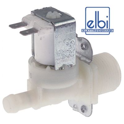 Electrovalva dreapta, 230 V, intrare ¾", iesire 11,5 mm, t.max. 90°C, debit 2 l/min, ELBI - 370431