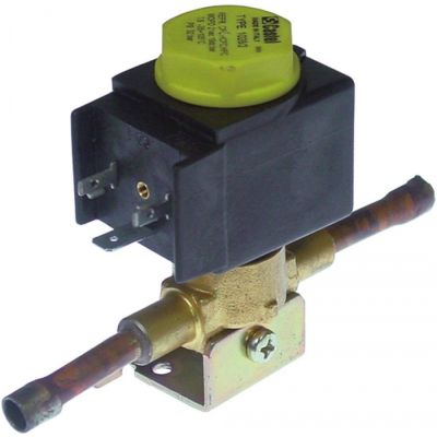 solenoid valve NC CASTEL 230V p max 32bar connection 6mm soldering connection