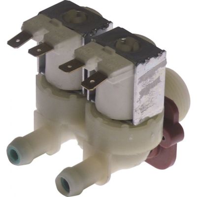 Electrovalva, 2 Cai, dreapta, 230 V, iesire 11,5 mm. t. max. 90°C, plastic, TP - Cod 370468