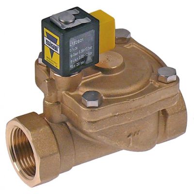 Electrovalva Sirai L180 B, racordare 1", bobina Z610A 230V, L 105 mm, temp. -10+90°C, presiuni 0,35-12 bari - 370480