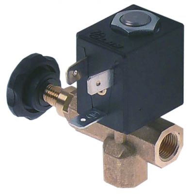 Electrovalva reglabila, 2 cai, 230 V, racorduri 1/8", L 64 mm - 370484
