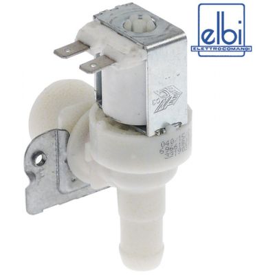 solenoid valve single angled 220/240V inlet ¾" outlet 14mm input 20l/min t.max. 90°C