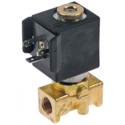 drain solenoid valve 2-ways 230 VAC inlet ¼" outlet ¼" L 41mm coil type 11630-9 50/60Hz brass
