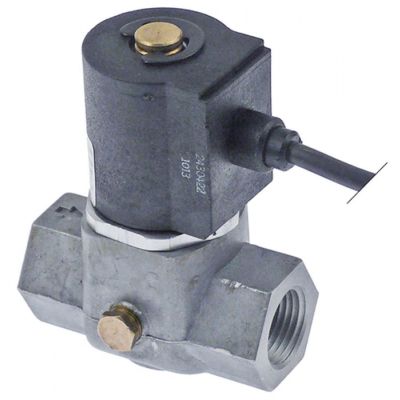 solenoid valve gas 2-ways 230V inlet ½" IT outlet ½" IT connection cable L 69mm