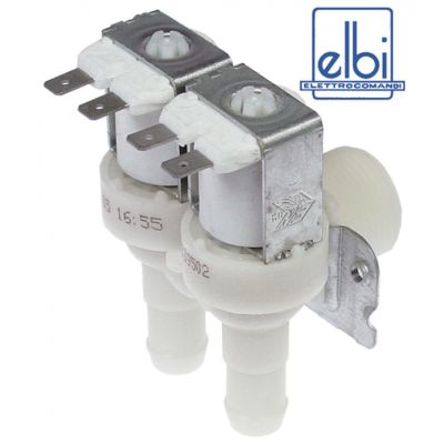 solenoid valve double angled 24V inlet 3/4" outlet 11,5mm DN10 t.max. 90°C duty cycle 100%