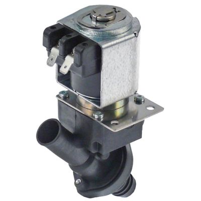 drain solenoid valve single straight 240 V inlet 17 mm outlet 19 mm 10 plastic 50 Hz