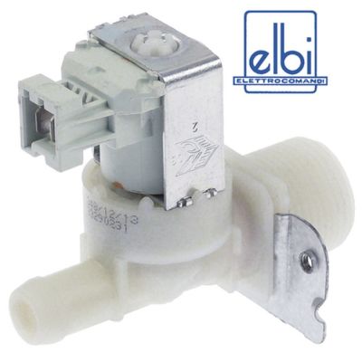 solenoid valve single straight 24 V inlet 3/4" outlet 14,5 mm input 20 l/min ELBI 329 plastic