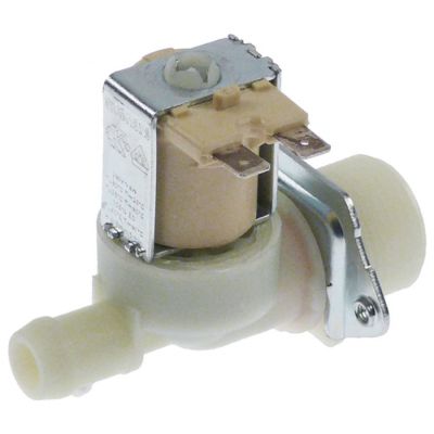 solenoid valve single straight 230 V voltage AC inlet 3/4" outlet 14,5 mm Invensys plastic