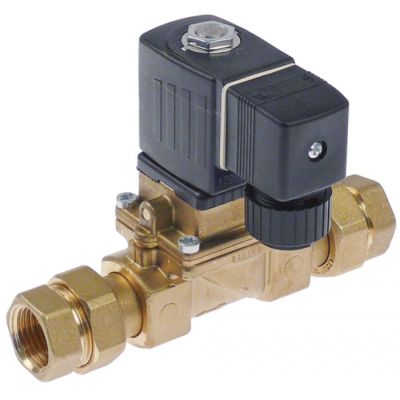 solenoid valve 2-ways 230 VAC inlet ½" IT outlet ½" IT L 135mm BÜRKERT coil type 178630