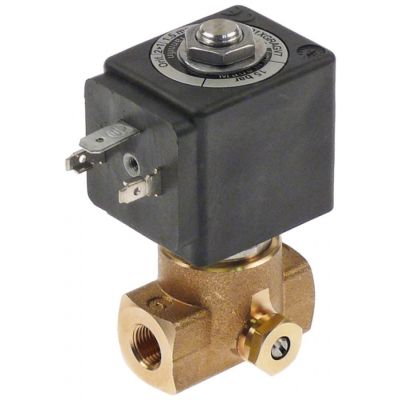 solenoid valve brass 220-240VAC inlet 1/8" outlet 1/8" connection 1/8" DN 1,5mm