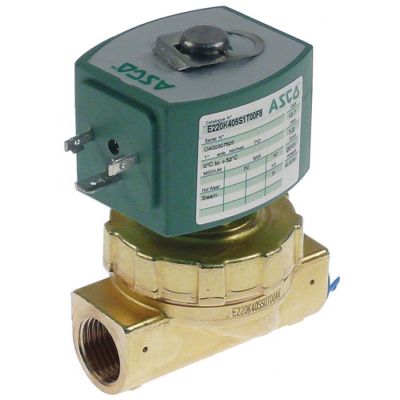 solenoid valve 2-ways 230 VAC connection 1/2" L 73mm Asco coil type 50Hz