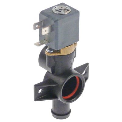 drain solenoid valve kit brass 1/1-ways 24VAC inlet 12,5 outlet 15,5 L 110mm body plastic DN 8mm