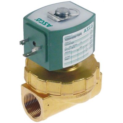 solenoid valve 2 -ways 230 VAC connection 3/4" L 72 mm Asco coil type 238613-059 50 Hz