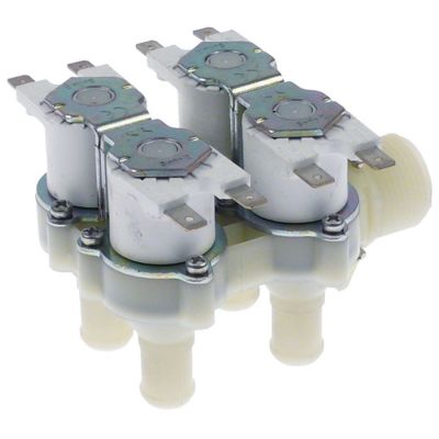 Electrovalva cu 4 iesiri, 230 V, intrare 3/4", iesire 14 mm, DN10, RPE, 0,2-10 bar - 371147