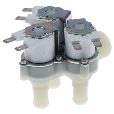 solenoid valve triple 230V AC inlet 3/4" outlet 13mm DN10 RPE