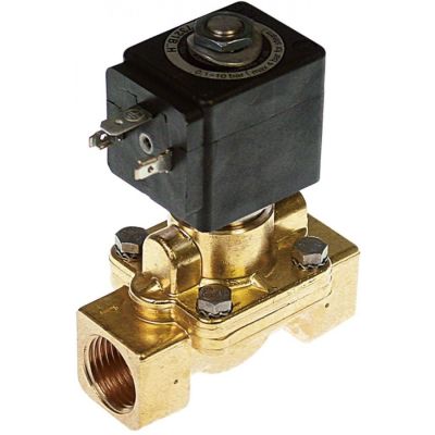 Electrovalva 1/2", LUCIFER PARKER serie 7321(PM143), 230 V, bobina DZ06S6, L 72 mm, deschidere nominala 12 mm, priza DIN - 371186