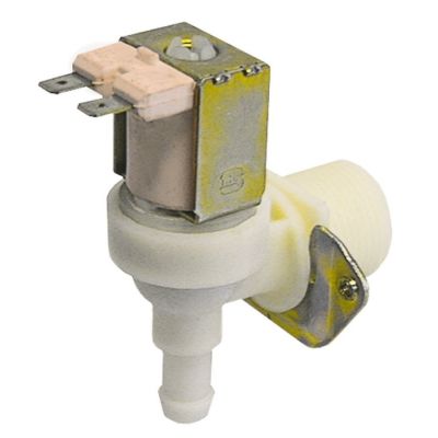 Electrovalva plastic unghiulara, 1 iesire, 230V, intrare ¾", iesire 11,5 mm, deschidere nominala DN10, EATON (INVENSYS) - Cod 372015