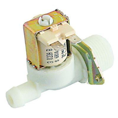 Electrovalva 1 Cale, 230 V, intrare ¾", iesire 14 mm, t. max. 90°C, debit 5,5l/min - Cod 372046