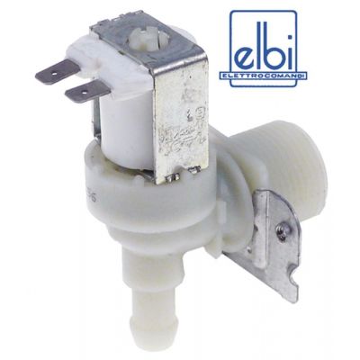 solenoid valve single angled 220/240V inlet ¾" outlet 11,5mm input 6,7l/min t.max. 90°C