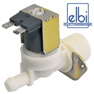 Electrovalva dreapta, 230 V, intrare ¾", iesire 11,5 mm, deschidere nominala DN10, ELBI - 373017